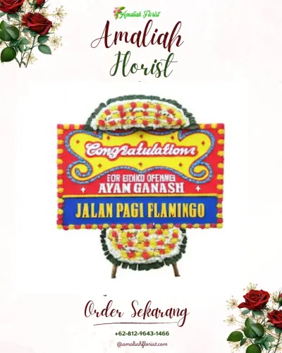 Bunga Papan Congratulation di Batupasi